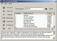 Meta Keywords Finder screenshot